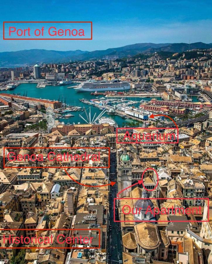 New Apartament In Front Of Genoa Cathedral Ngoại thất bức ảnh