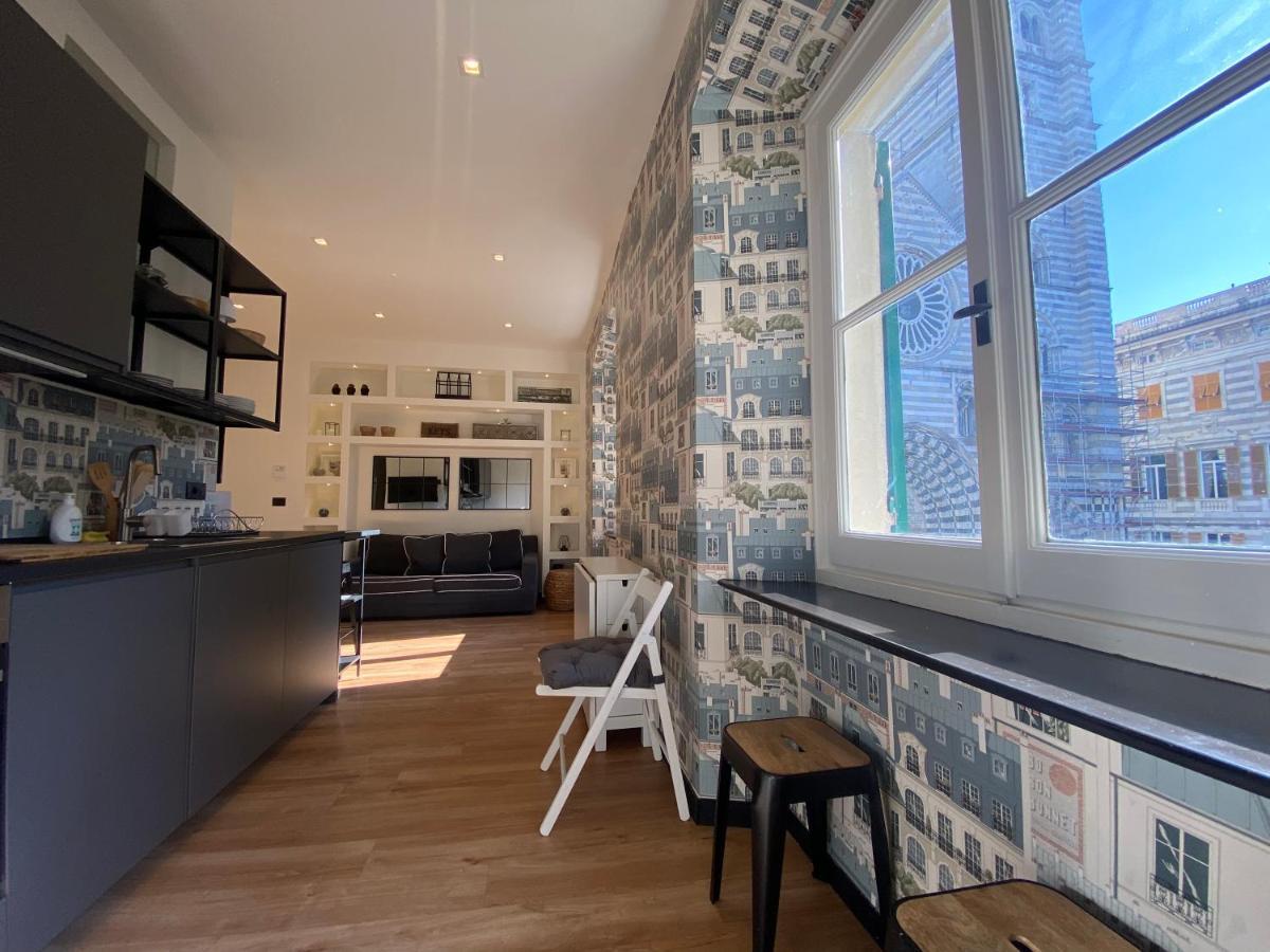 New Apartament In Front Of Genoa Cathedral Ngoại thất bức ảnh